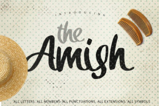 Amish Font Review: A Bold Script for Web Headers