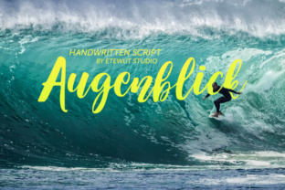 Augenblick: A Handwritten Font for Modern Web Design