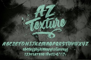 AZ Texture: A Brushed Script Font for Web Design