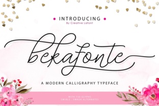 Bekafonte: The Hand-Drawn Typeface for Editorial Elegance