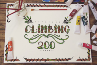 Climbing Font: A Handcrafted Typeface for Makers