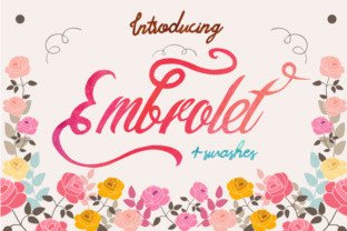 Embrolet: A Script Font for Digital Branding