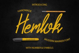Hemlok: The Modern Marker Font for Crafters