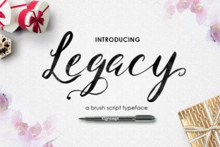 Legacy Font: Bold Script for Scroll-Stopping Designs