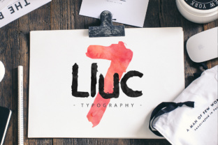 Lluc Font: A Grungy Script for Bold Branding