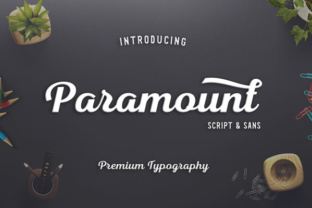 Paramount Typeface: A Refined Script for Editorial Design