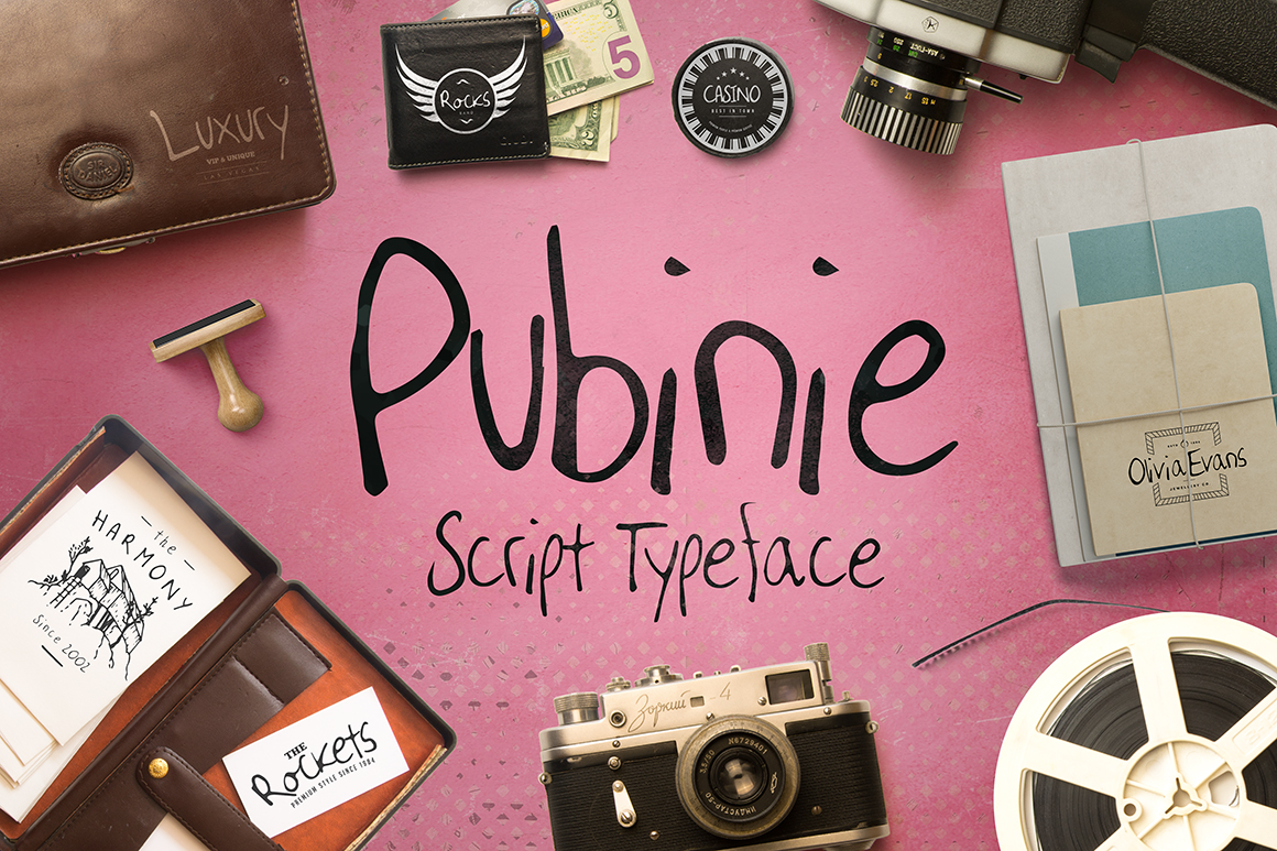 Pubinie: A Delicate Font for Bold Campaigns
