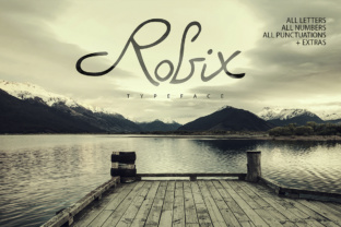 Robix Typeface for Playful Editorial Design