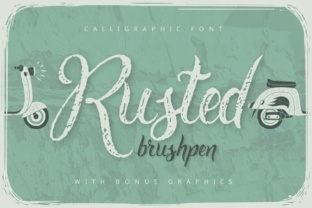 Rusted Brushpen Font for Handmade Brands