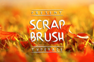 Scrap Brush: A Handwritten Typeface for Editorial Warmth