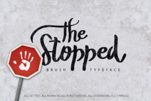 The Stopped Font for Modern Web Design