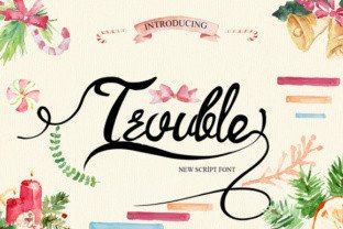 Trouble Font: Elevating Web Design with Script Amp