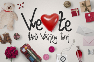 We Font: A Playful Script for Handmade Brands